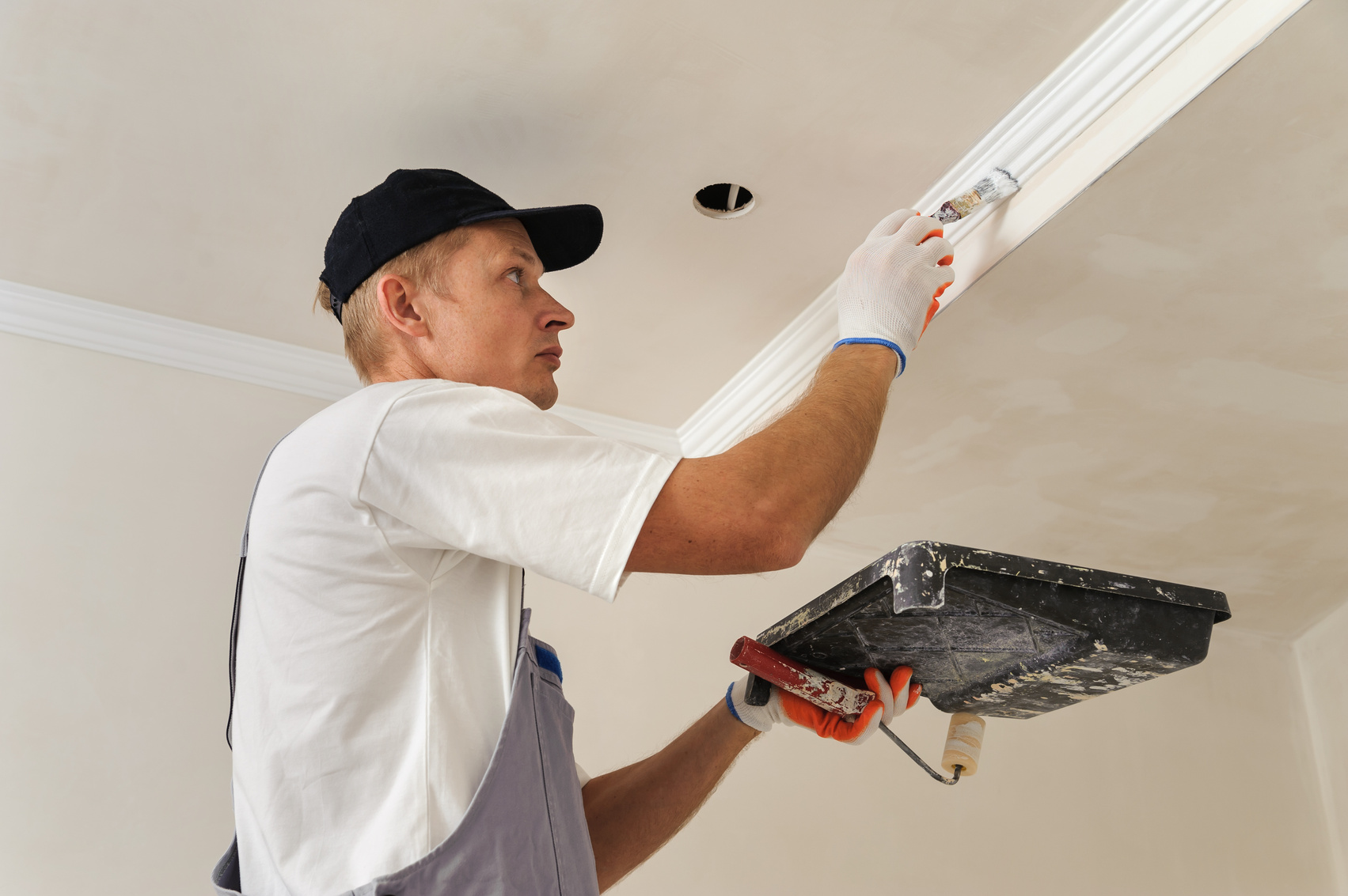 Painting walls and ceilings